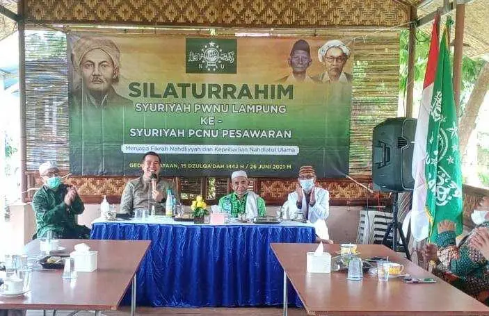 Dendi Ramadhona Hadiri Silaturahmi Syuriah PWNU Lampung