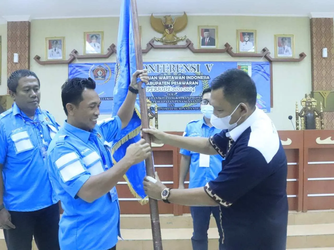 Ismail Resmi Nahkodai PWI Pesawaran Periode 2021 – 2024