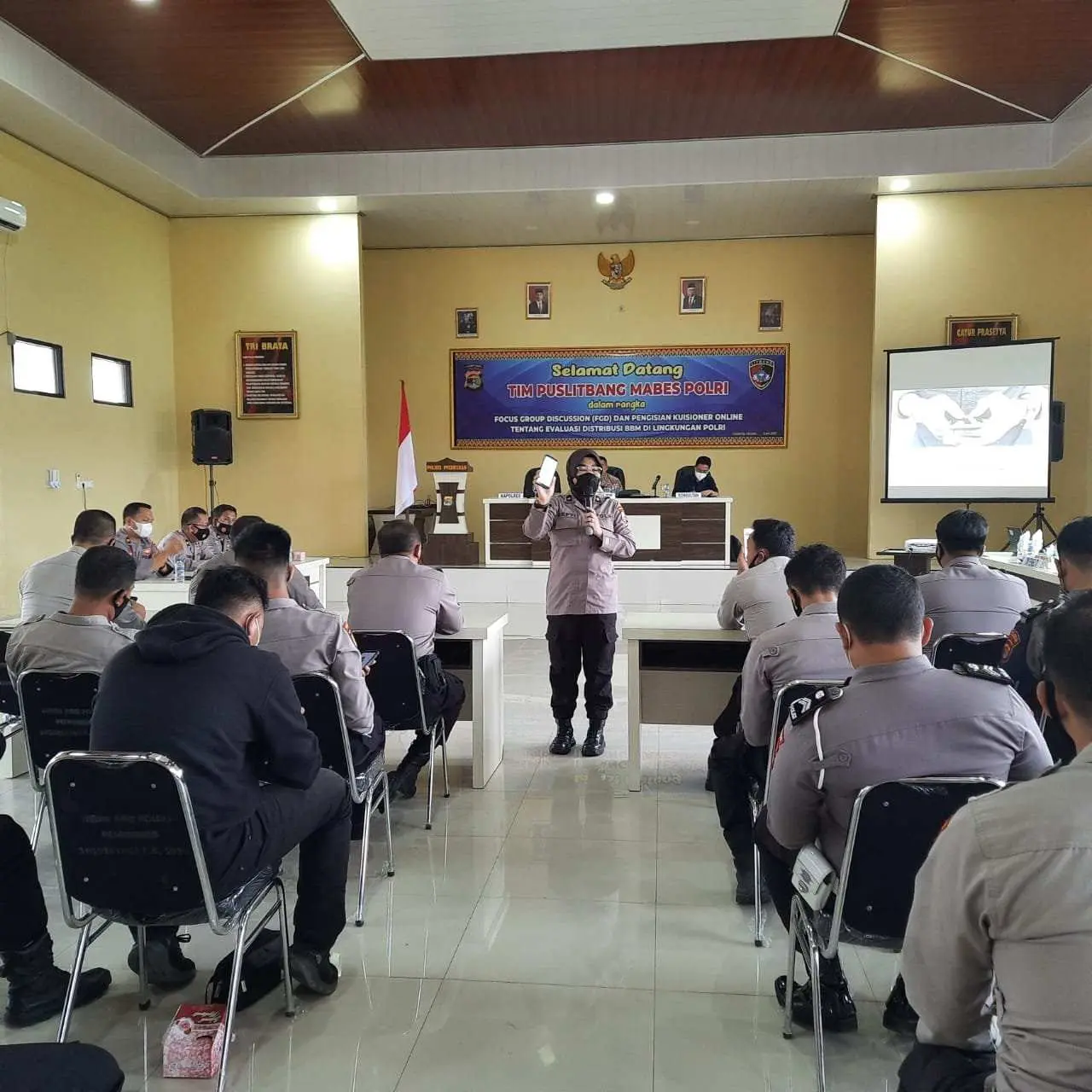 Penelitian Puslitbang Polri Pada Jajaran Polda Lampung Di Polres Pesawaran