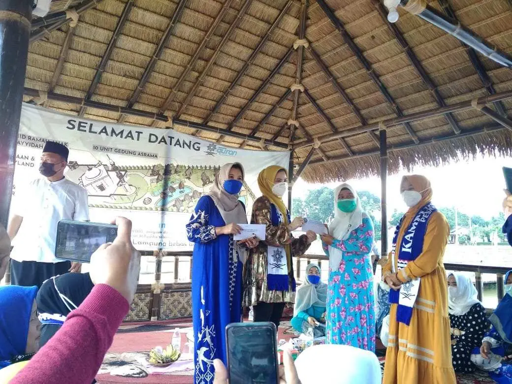 Nanda Indra Dendi Hadiri Acara Halal Bihalal Dikampung Quran Al-fusha