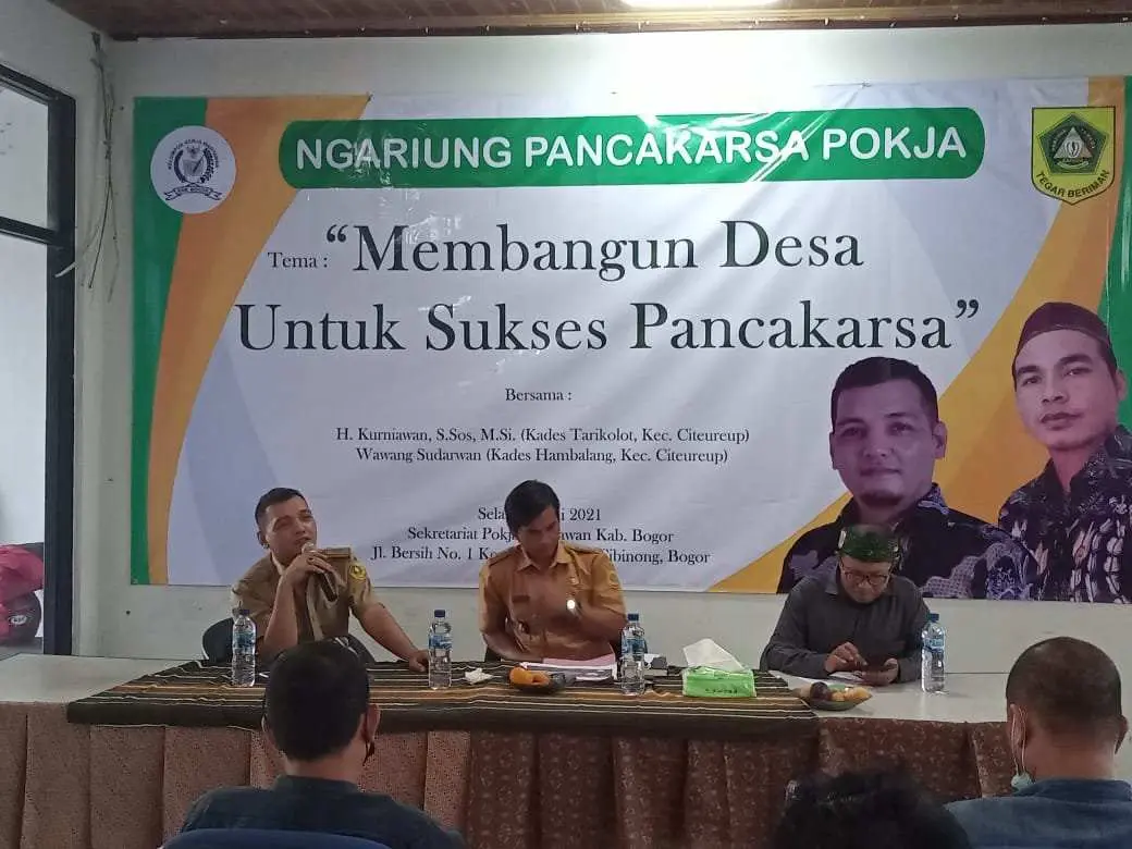 Mantap.! Dua Kades Ini Jadi Pembicara di Acara Ngariung Bersama Pokja Wartawan Kabupaten Bogor